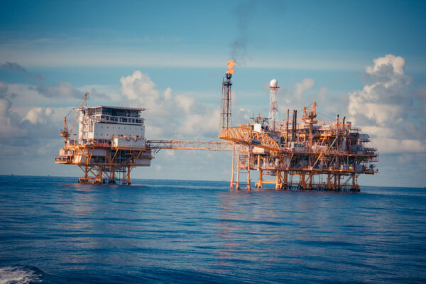 Petroleum drilling in the ocean